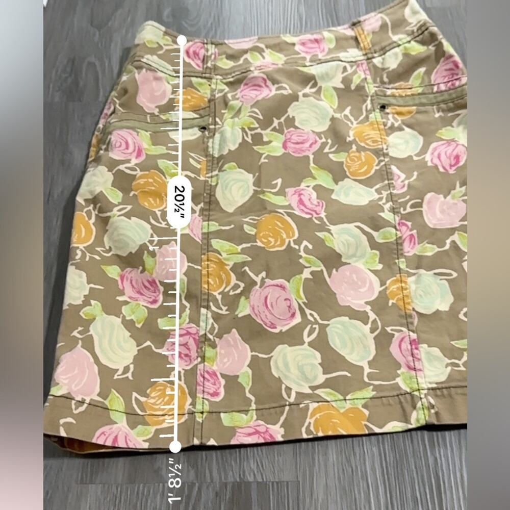 Vintage Anthropologie Hei Hei Sidewalk Garden Floral Print Pencil‎ Skirt Size 4 - Picture 6 of 6